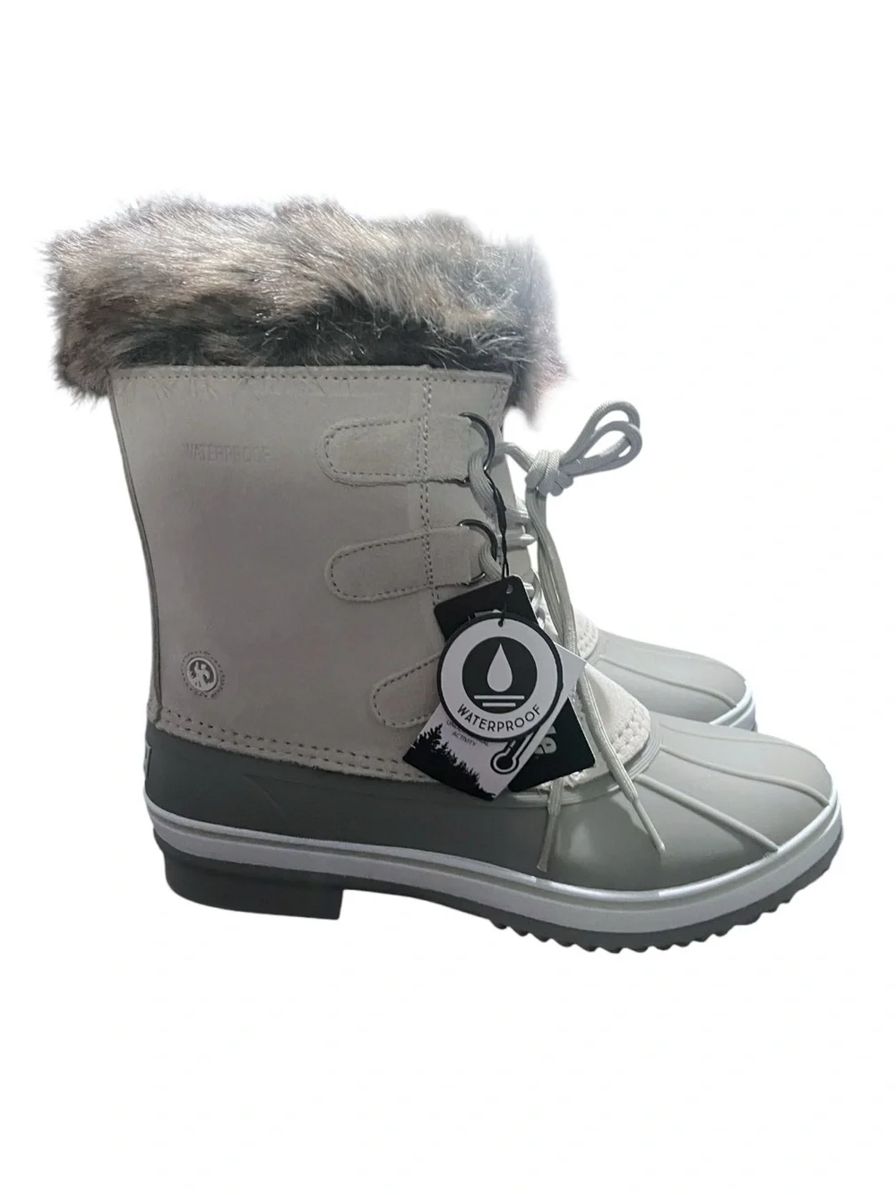 NWT Northside Cool Gray Women's Katie Waterproof Insulated Winter Snow Boot Sz 9